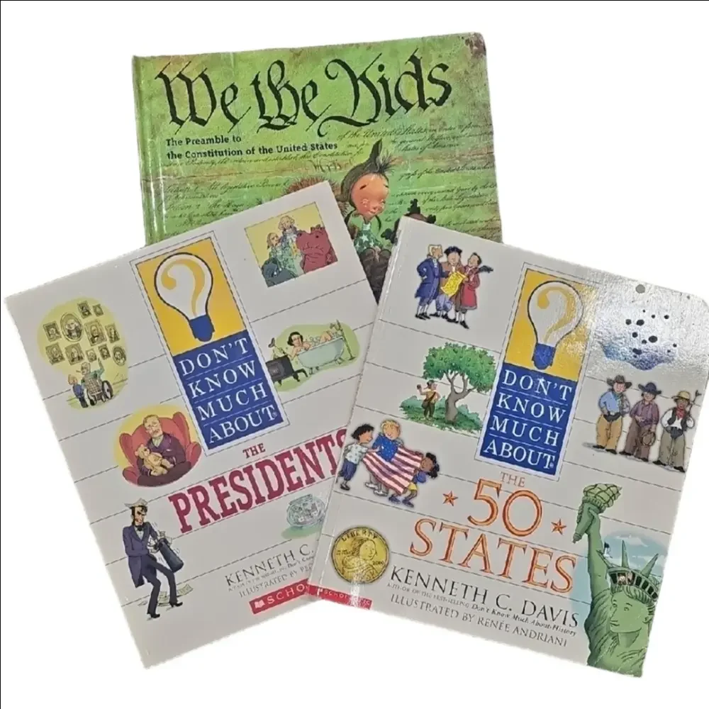 Vintage SCHOLASTIC Book Bundle - American History Books for Kids